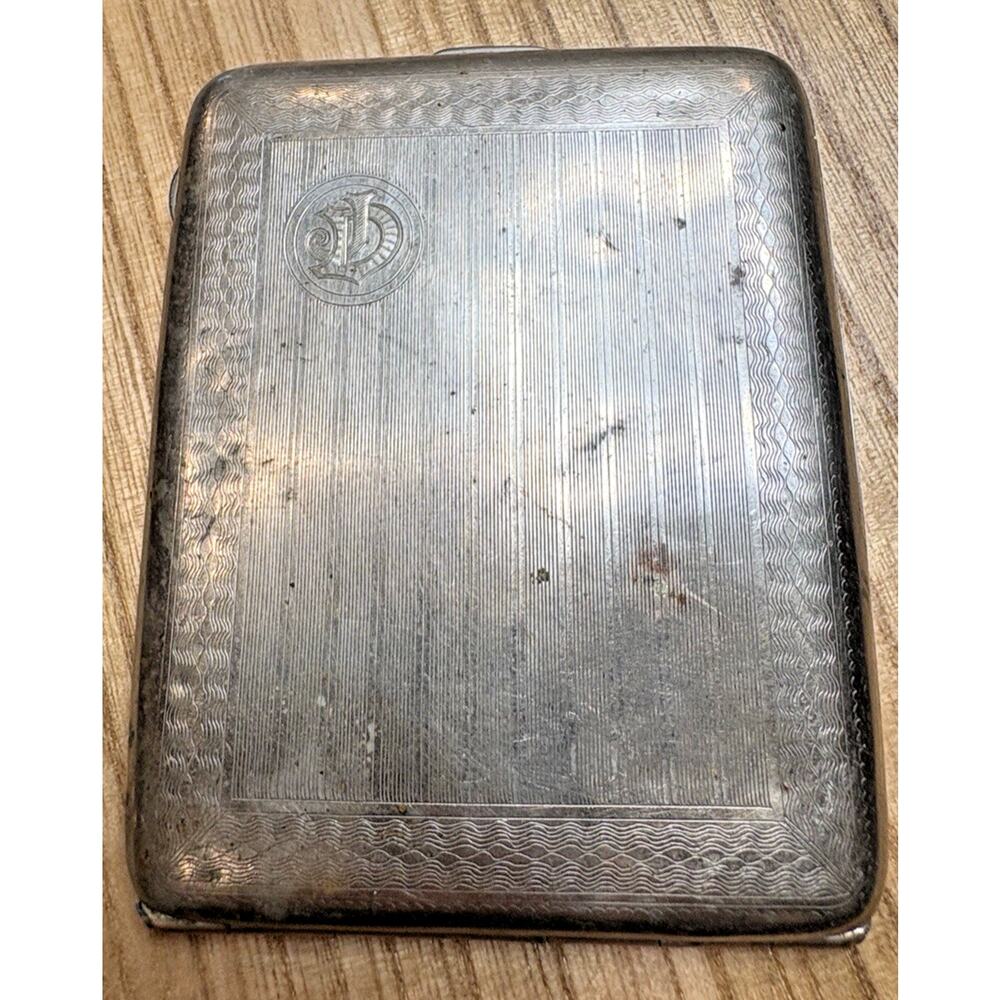 Vintage 1918 Cigarette And Photo Case Holder